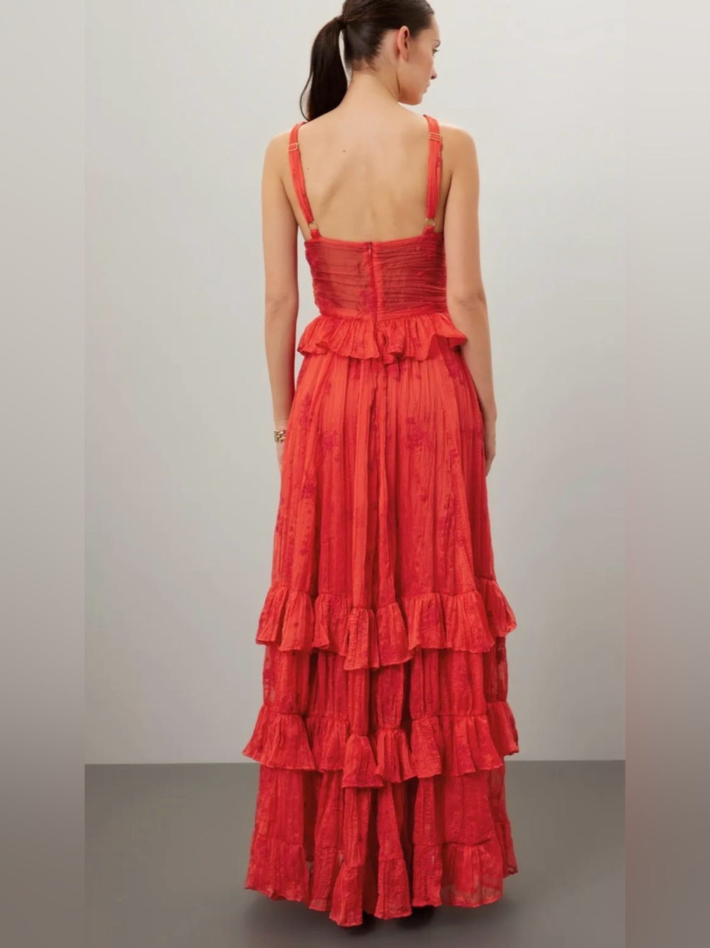 Sabina Musayev Camellia vibrant bohemian Dress size Small. - Picture 5 of 13